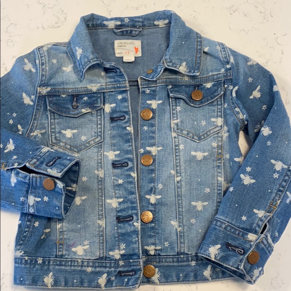JCREW Limited Edition BEE Denim Jacket 🐝
